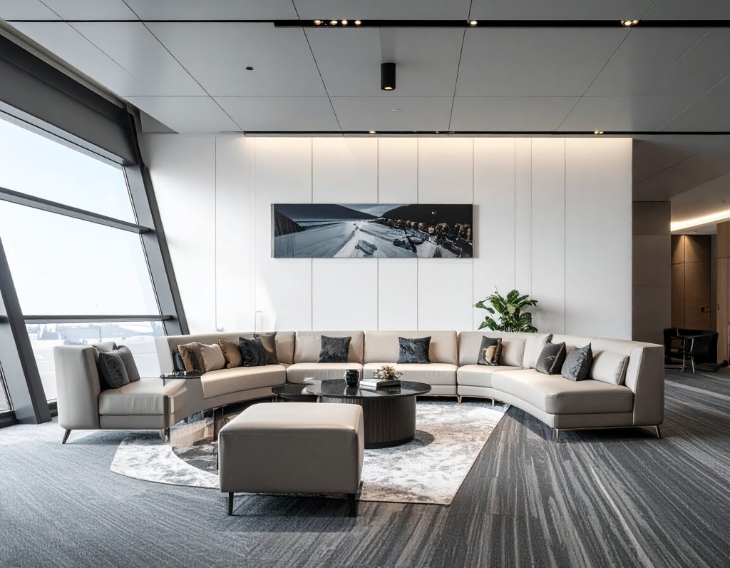 Thai Airways Royal Silk Lounge with its ambience luxury to enjoy.