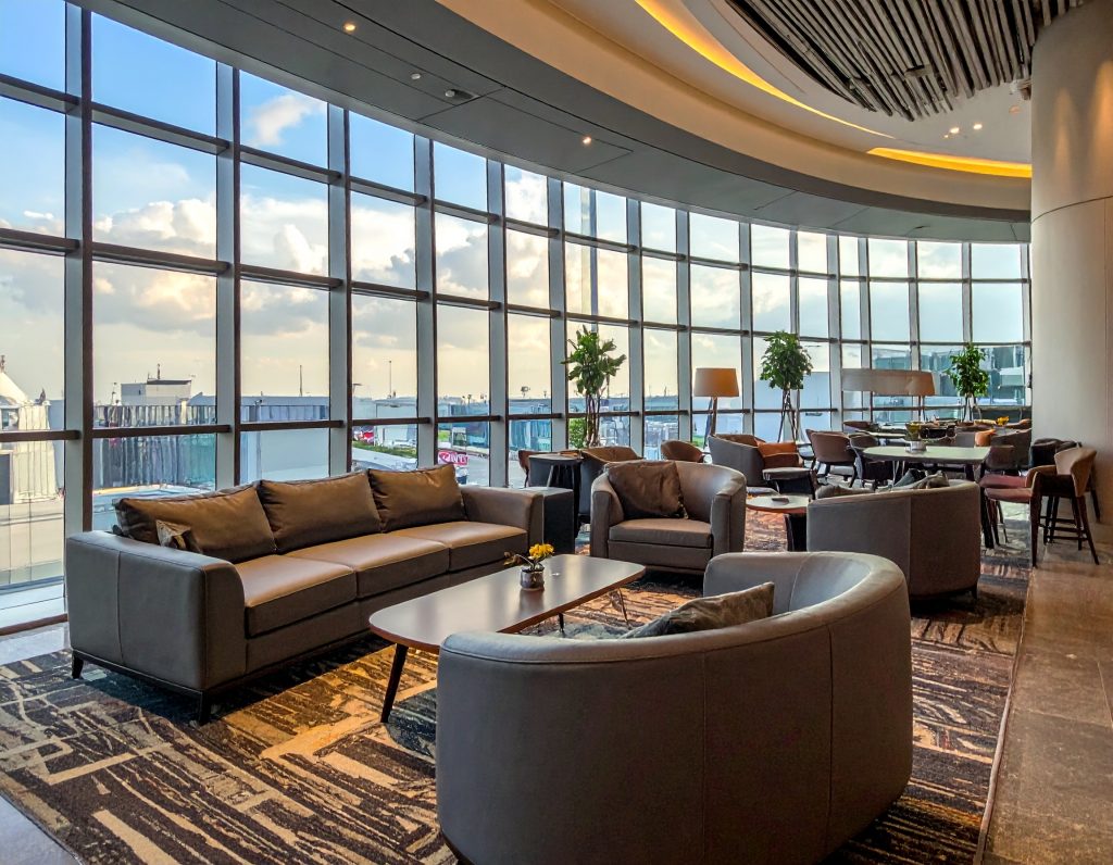 Airport Lounge at Singapore's Changi Airport