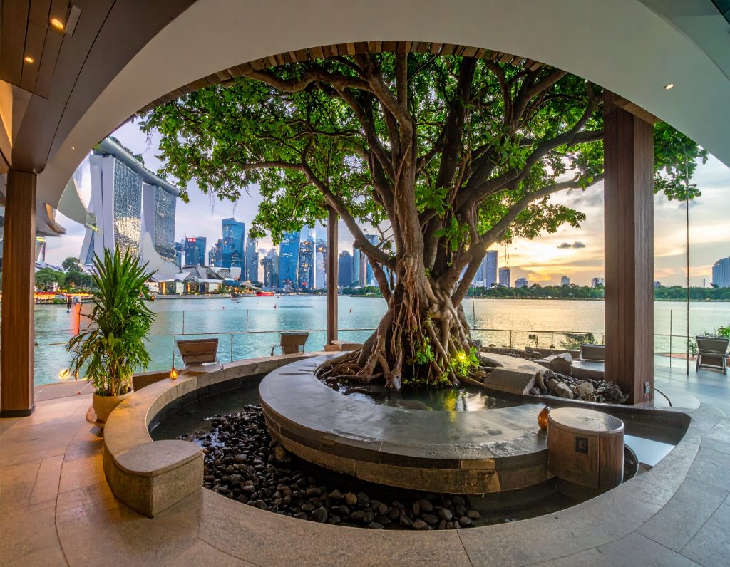 Banyan Tree Spa at Marina Bay Sands – indulgent spa treatments with city views.