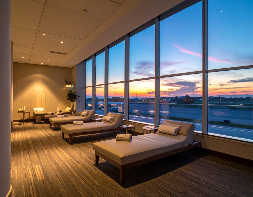 “Luxury spa retreat near Singapore Changi Airport – relaxing wellness experience.