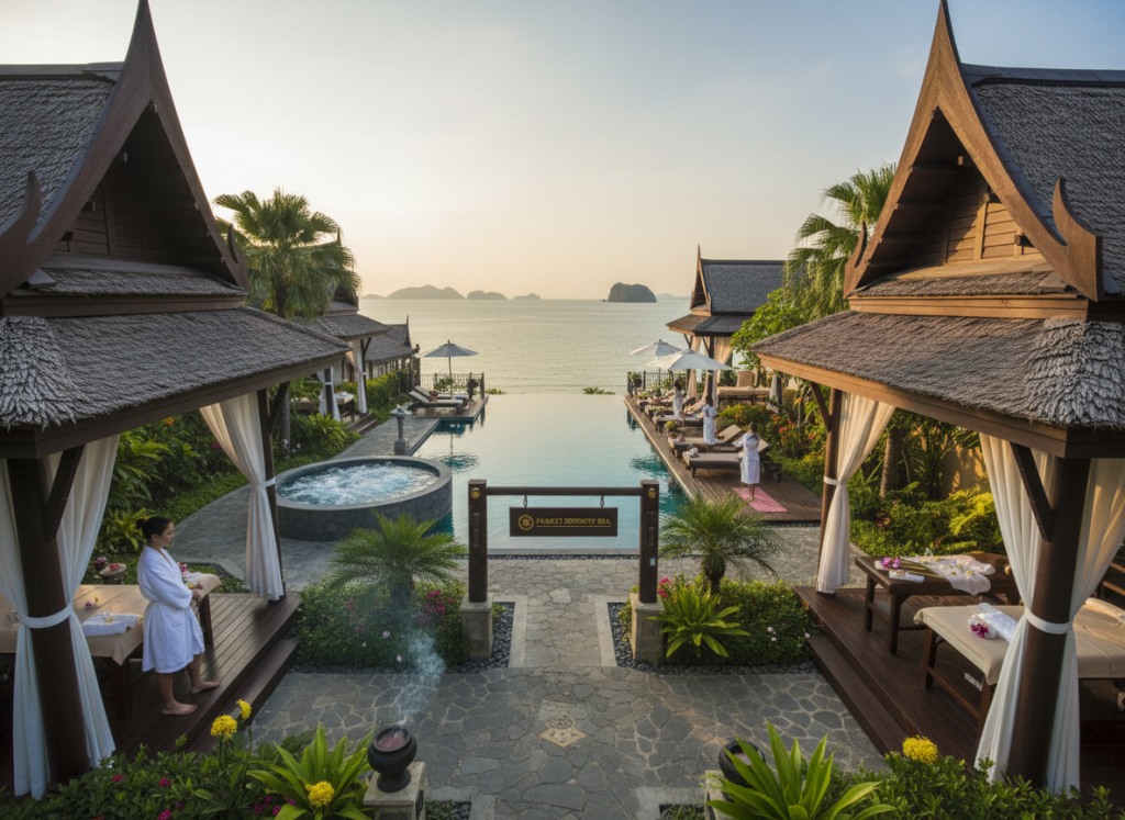 Phuket luxury spa wellness place.